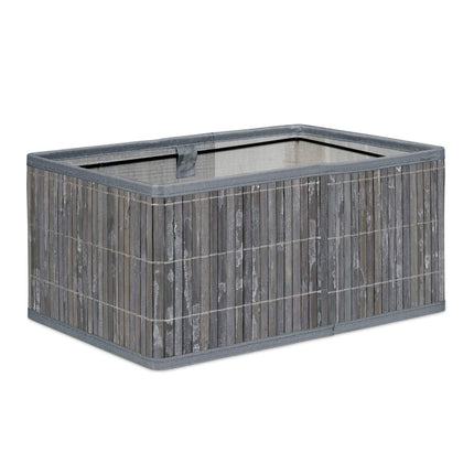 Bamboo storage baskets - set of 6