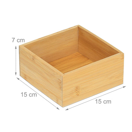 Bamboo storage box