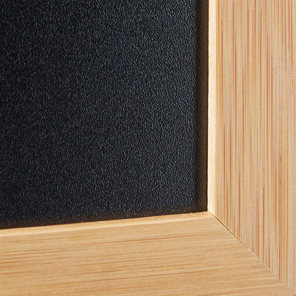 Bamboo storage box with board