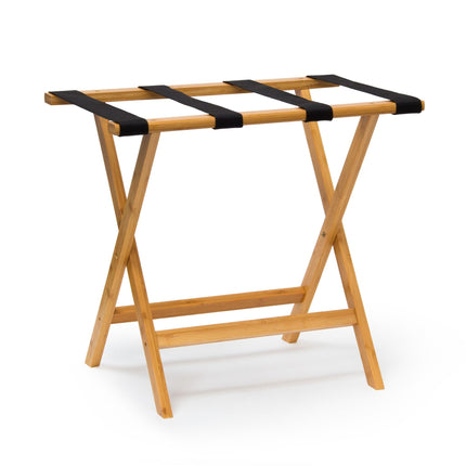 Bamboo suitcase stand