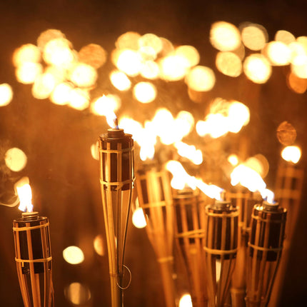 Bamboo torches set of 10
