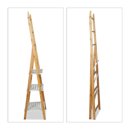 Bamboo towel rack