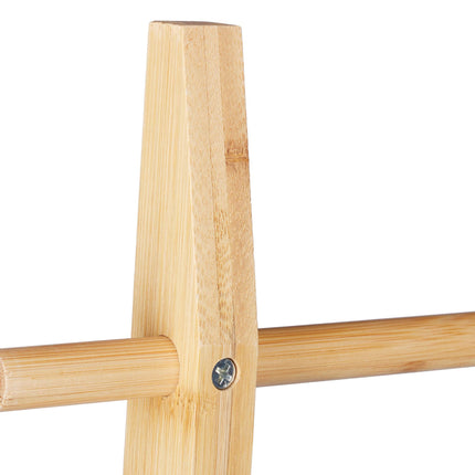 Bamboo towel rack