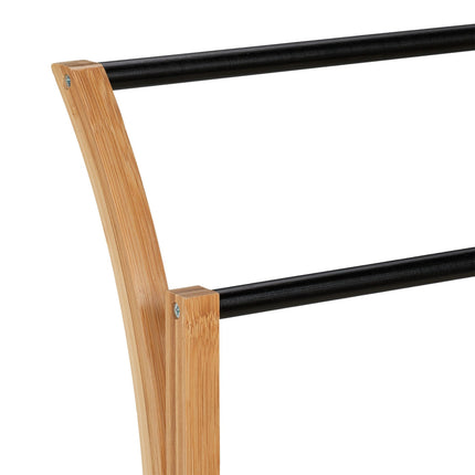 Bamboo towel rail