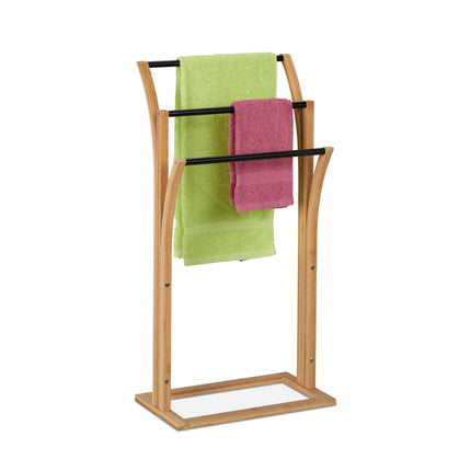 Bamboo towel rail
