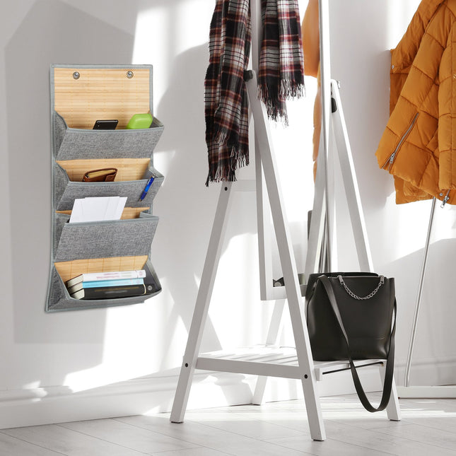 Bamboo wall holder for office and hall