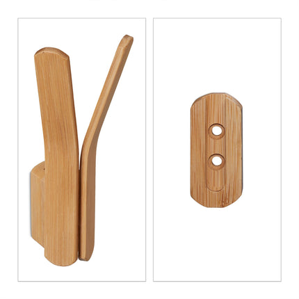 Bamboo wall hooks
