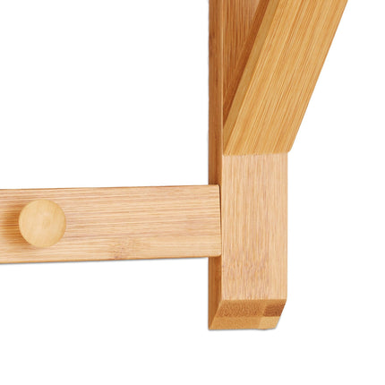 Bamboo wall shelf