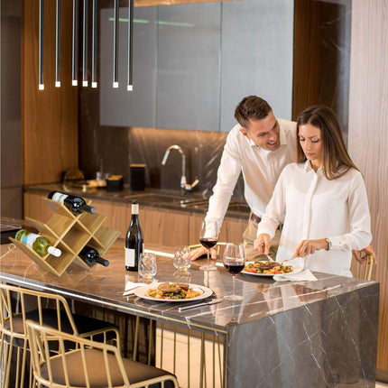 Bamboo wine rack