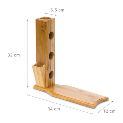 Bamboo wine rack