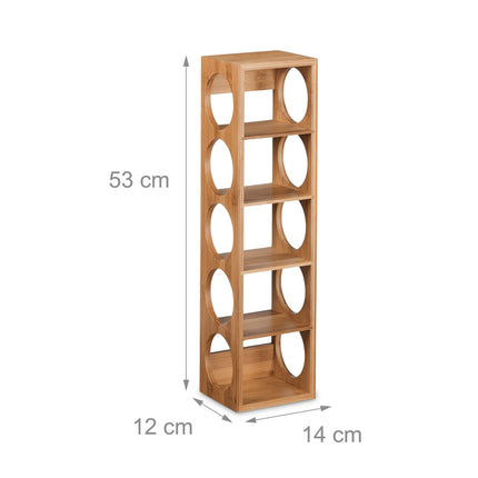 Bamboo wine rack - set of 2