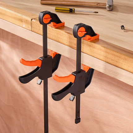 Bar Clamps Set, 2x12in and 2x6in, 70kg Quick-Grip