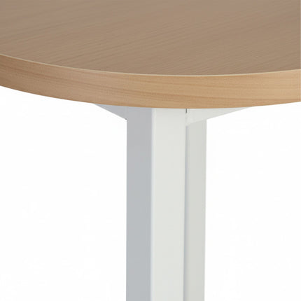 Bar Stools Set of 2, MDF Seat, Metal Frame
