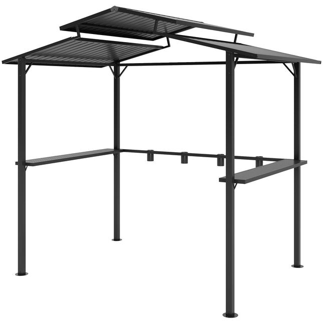 Waterproof barbecue pavilion with UV protection - 250x160x250cm