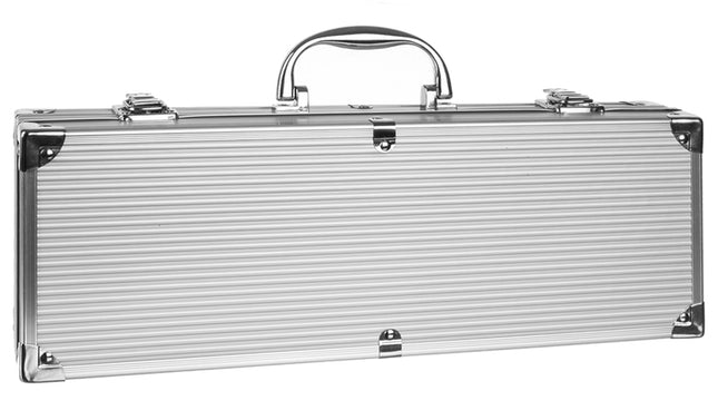 Barbecue utensils - set of 5 accessories + suitcase