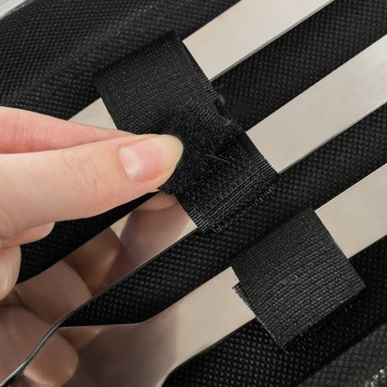 Barbecue utensils - set of 5 accessories + suitcase