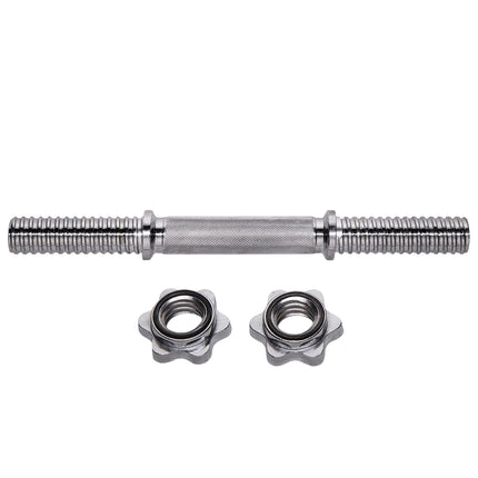 Barbell Bar with Star Collars, 35cm, 30mm Diameter