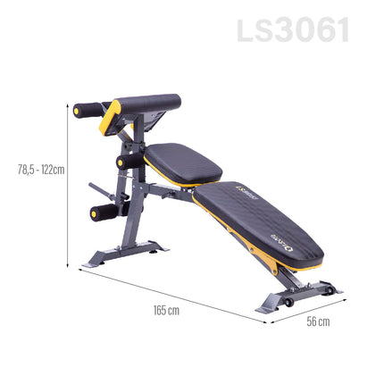 Barbell Bench, Adjustable, Heavy-Duty Steel