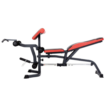 Barbell Bench with Adjustable Height and Safety Rack