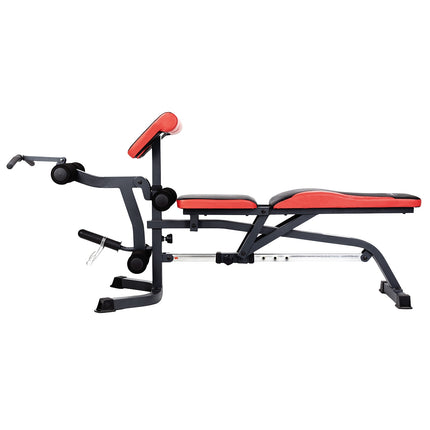 Barbell Bench with Adjustable Height and Safety Rack