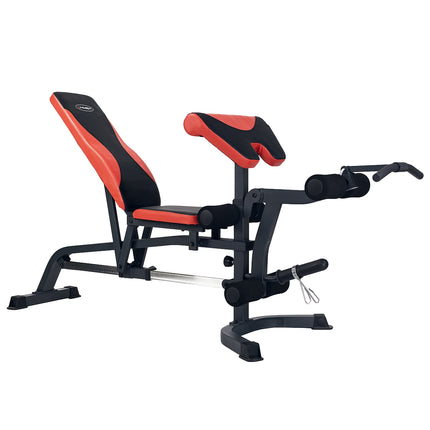 Barbell Bench with Adjustable Height and Safety Rack