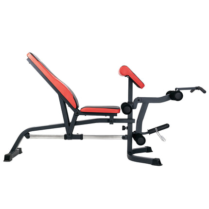 Barbell Bench with Adjustable Height and Safety Rack