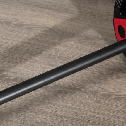 Adjustable 20 kg barbell set with non-slip handle, floor safe