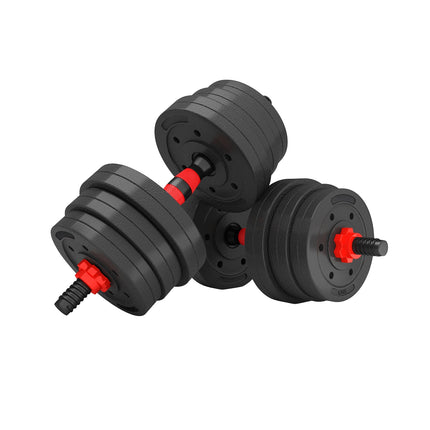 Barbell and Dumbbells Set, 20 kg, Composite Material