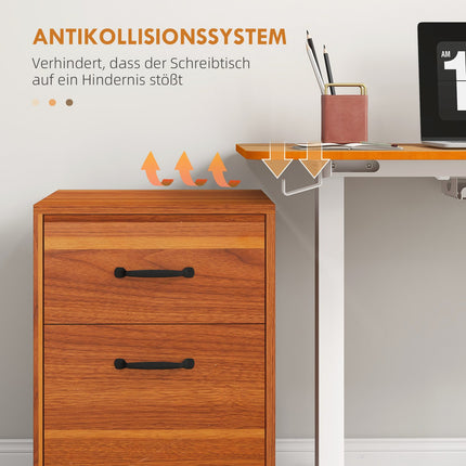 Electric height-adjustable bar table, 120x60cm, Anti-collision