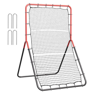 Baseball Rebounder Net 3 x 4.5 ft, 3-Zone Trainer