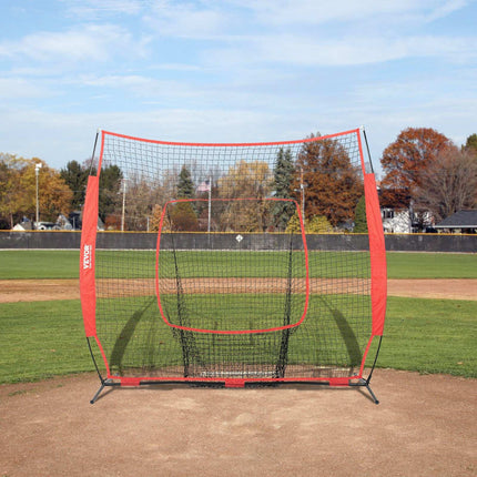 Baseball Softball Practice Net 7x7ft, Strike Zone, Bag