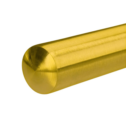 Baseball bat in golden aluminum
