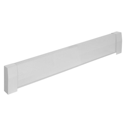Baseboard Heater Cover, 4 Ft Steel Front, White