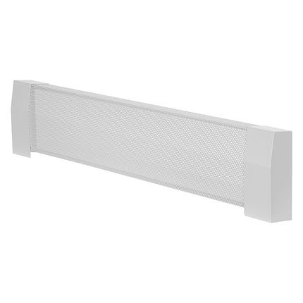 Baseboard Heater Cover Replacement, 3 ft Steel, White