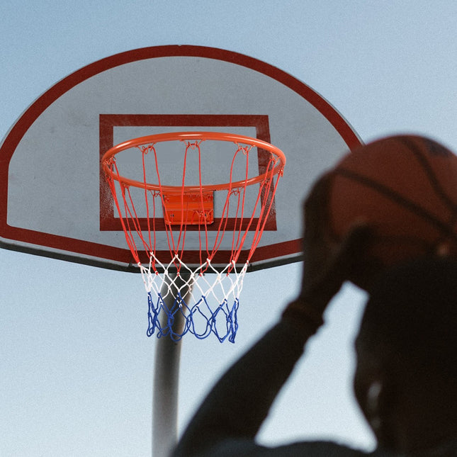 Basketball Hoop Wall Mounted Basketball Hoop Professional Dunking Basketball Hoop for Indoor and Outdoor Use Orange-Red