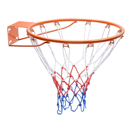 Basketbalring van 18 inch (45,7 cm) van staal met afbreekmechanisme, wandmontage, inclusief net
