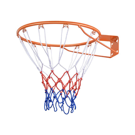 Basketbalring van 18 inch (45,7 cm) van staal met afbreekmechanisme, wandmontage, inclusief net