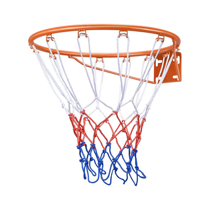 Basketbalring van 18 inch (45,7 cm) van staal met afbreekmechanisme, wandmontage, inclusief net