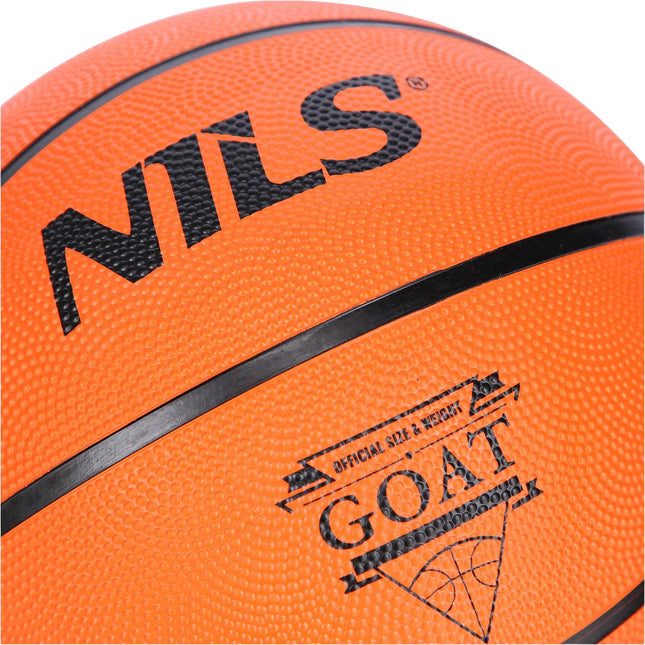 Basketball Size 7, Orange, Durable Material
