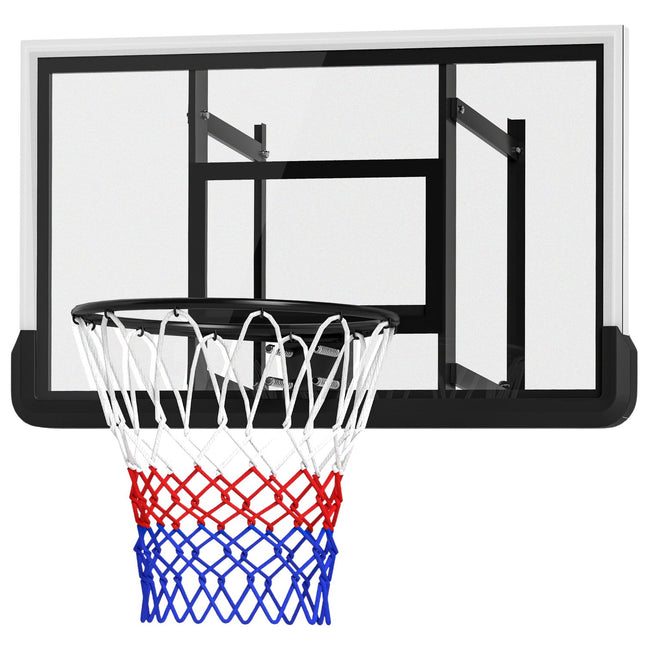Basketball hoop & backboard for indoor/outdoor use, Ø45 cm