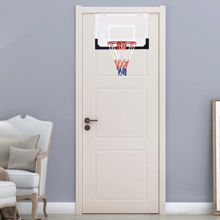 Basketball hoop basketball set children's backboard with ring and net 45 x 30 cm