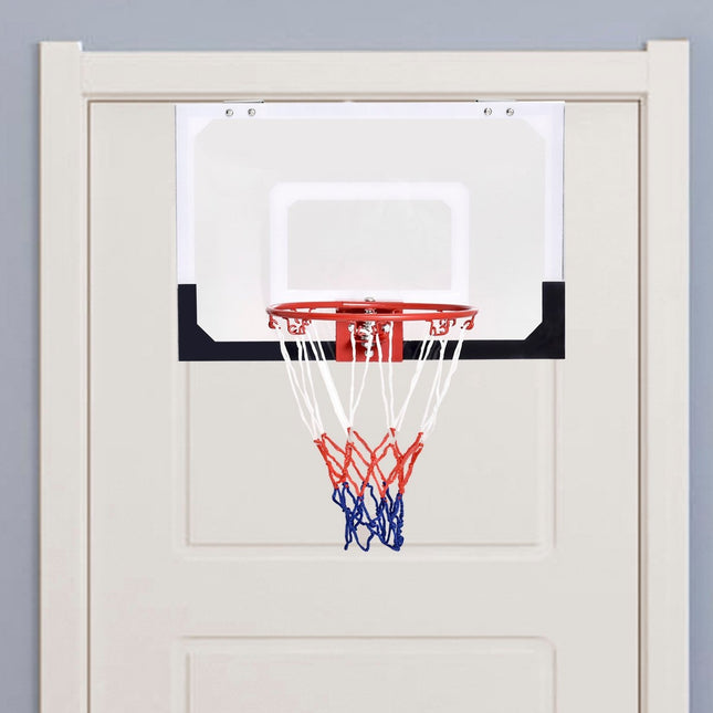 Basketball hoop basketball set children's backboard with ring and net 45 x 30 cm