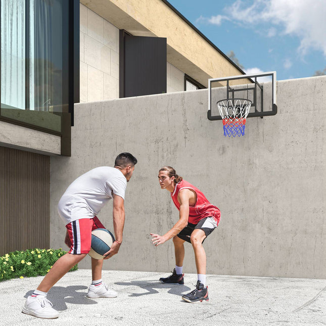 Basketball hoop & backboard for indoor/outdoor use, Ø45 cm