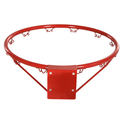Basketball hoop with net, steel frame, 46 cm diameter