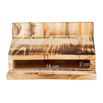 Bat Box Set of 4, Flamed Fir Wood