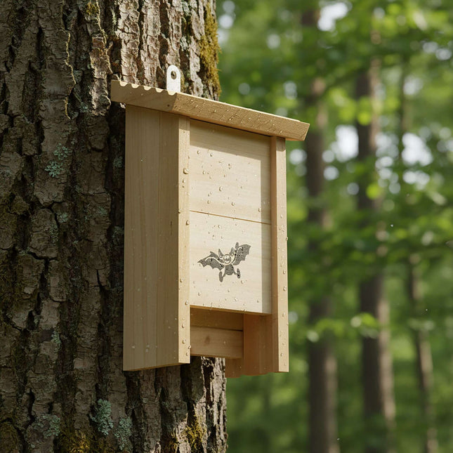 Bat Boxes, Set of 4 – Untreated Wood, Easy Climb