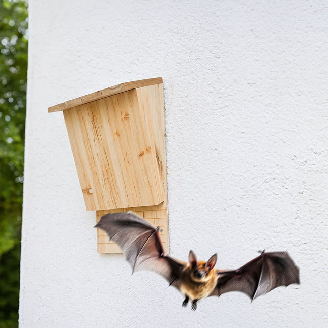 Bat Boxes, Wooden, 4 Pack – Shelter for Bats