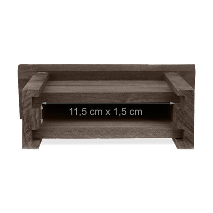 Bat box in brown wood