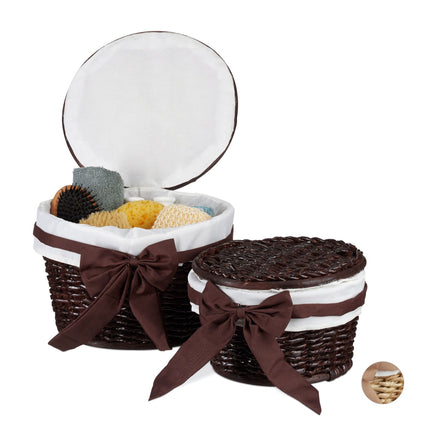 Bath basket set of 2