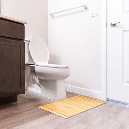 Bath mat in bamboo 80x50 cm